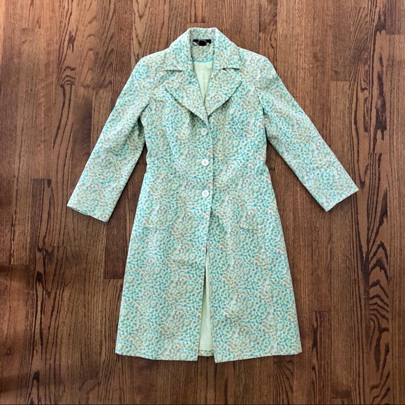 Express Ditsy Floral Print Jacket, Size XS - Picture 5 of 8